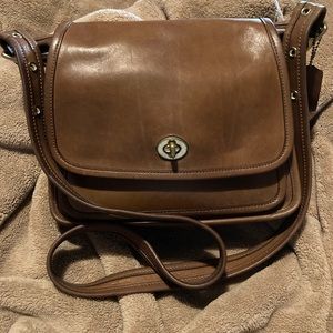 Coach Rambler saddle leather